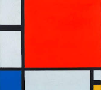 Imagem da obra Composition with Red, Blue and Yellow